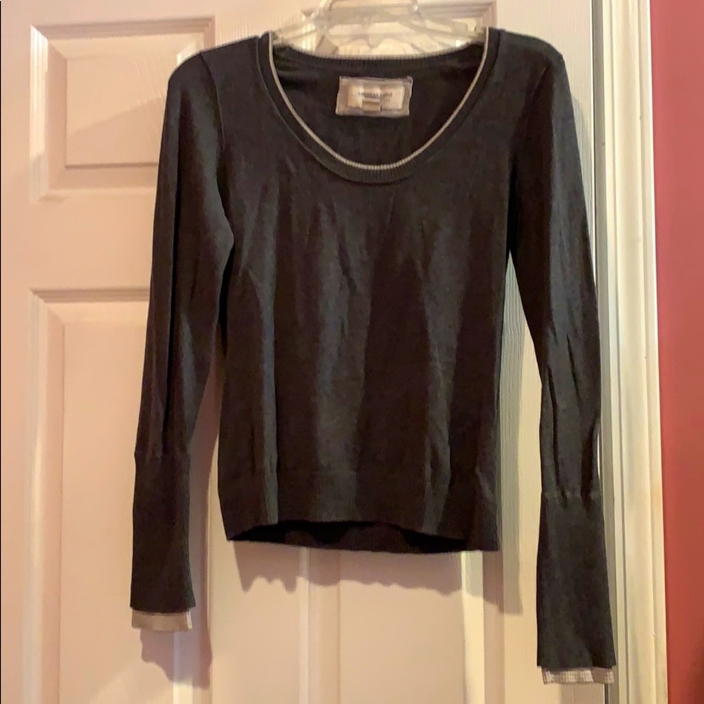 American Eagle Charcoal Gray Sweater